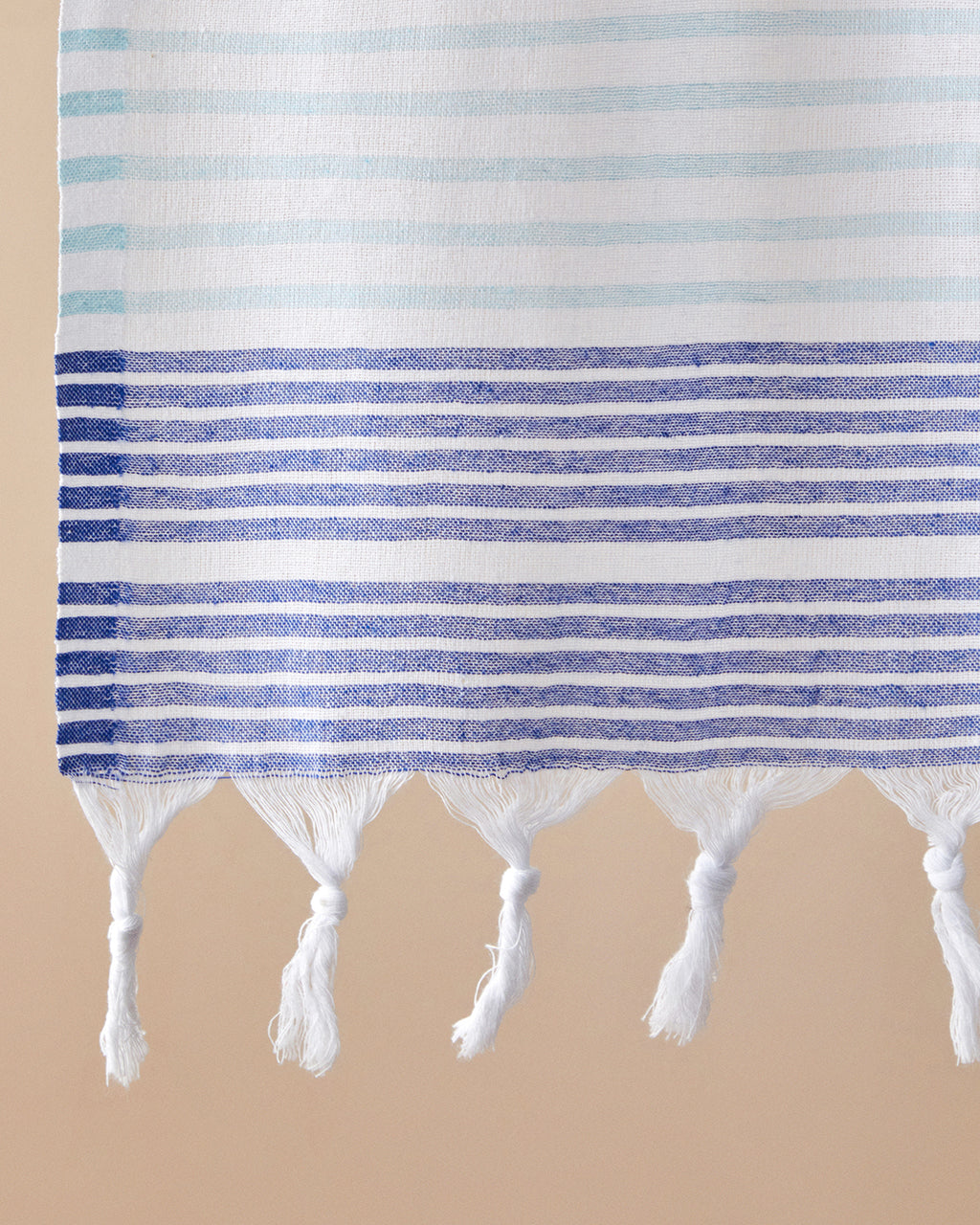River Regenerated Striped Bath Wrap 90x150 cm Navy Blue - Blue (view 2)