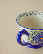 Marsha Ceramic Mug 400 ml Navy Blue (view 2)