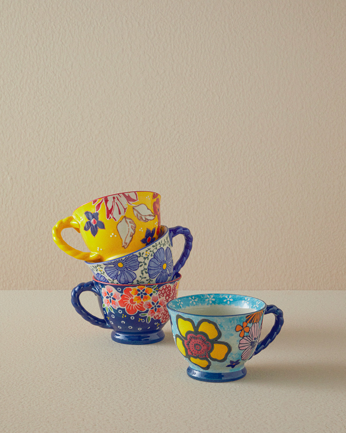 Marsha Ceramic Mug 400 ml Navy Blue (view 3)