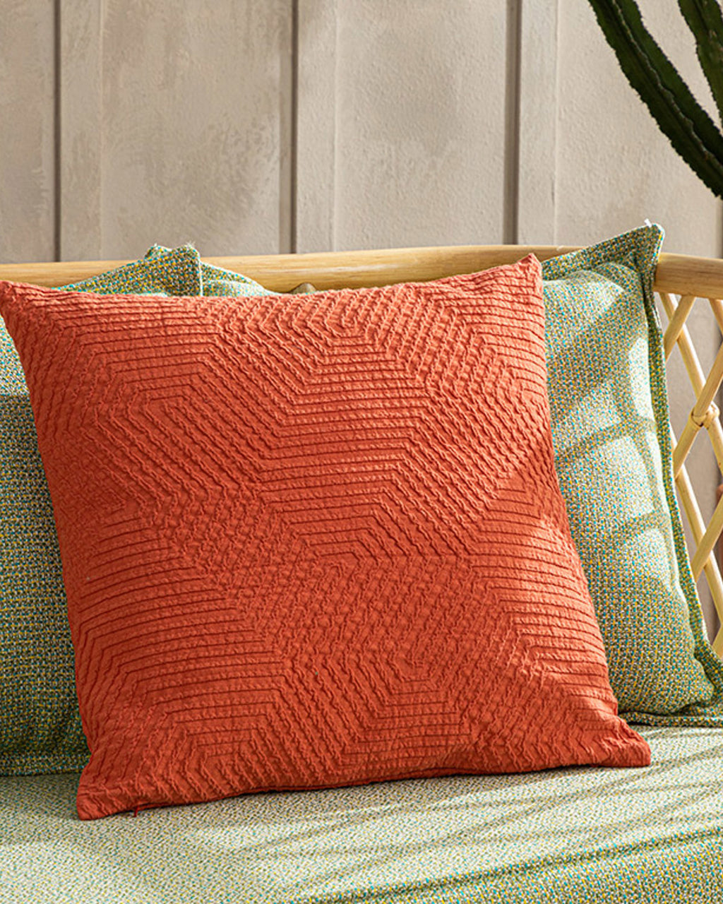 Colby Toss Pillow Cover 45x45 cm Orange