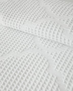 Fiona Cotton Waffle Double Summer Blanket 200x220 cm White (view 3)