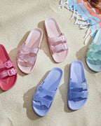 Bright PVC Women Outdoor Slippers 37 Purple (view 3)