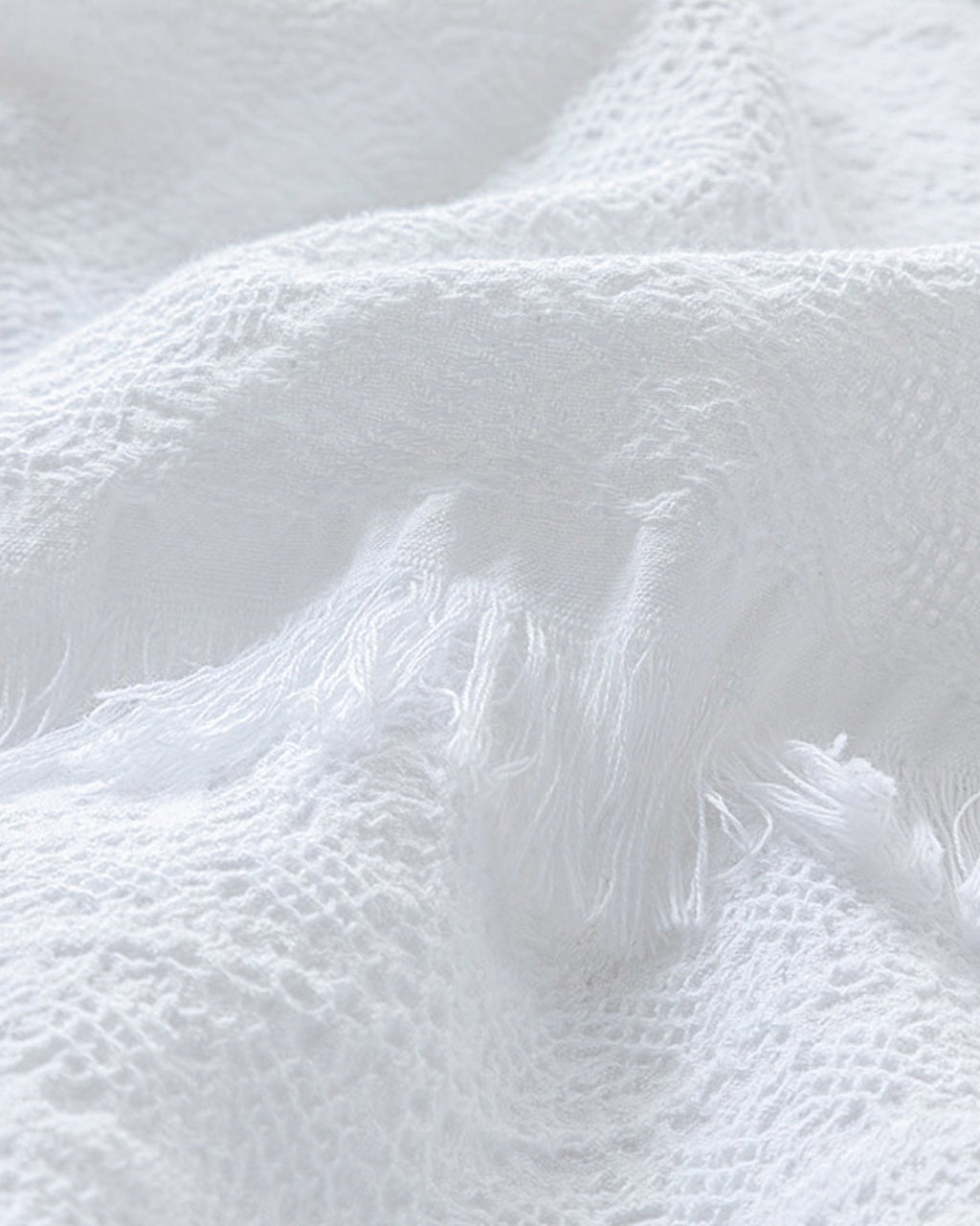 Palermo Cotton Jacquard Double Bed Spread White (view 3)