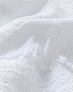 Palermo Cotton Jacquard Double Bed Spread White (view 3)