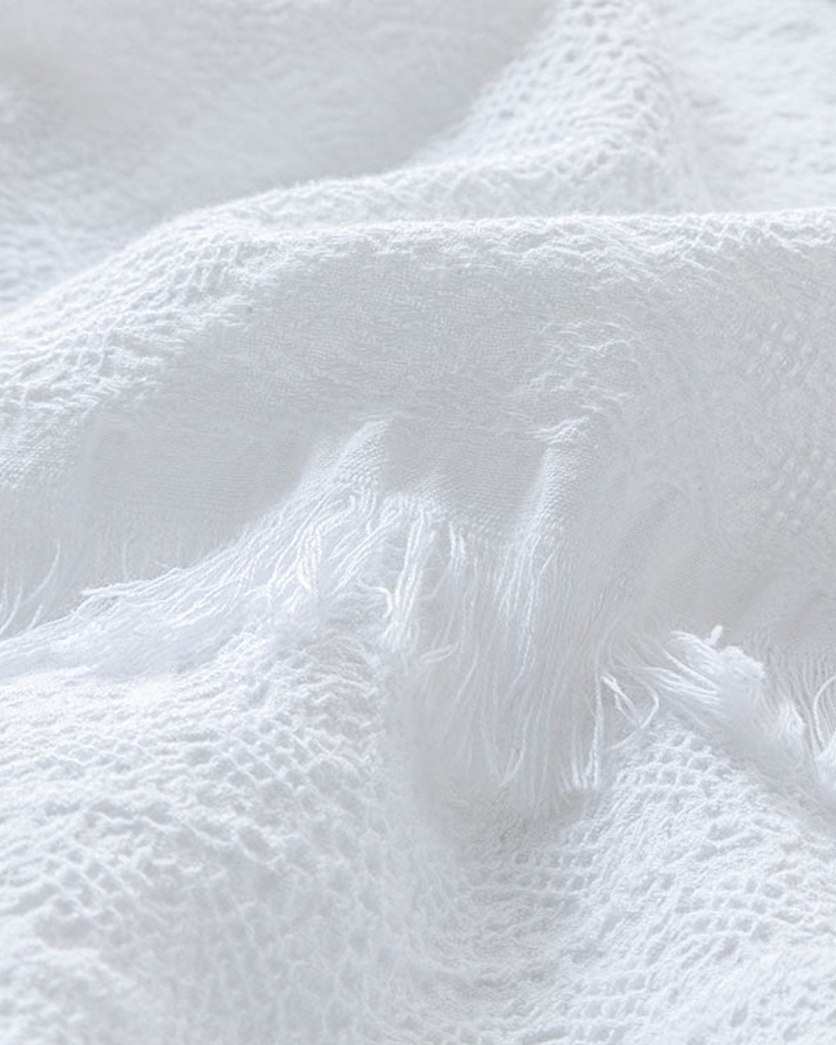 Palermo Cotton Jacquard Double Bed Spread White (view 6)