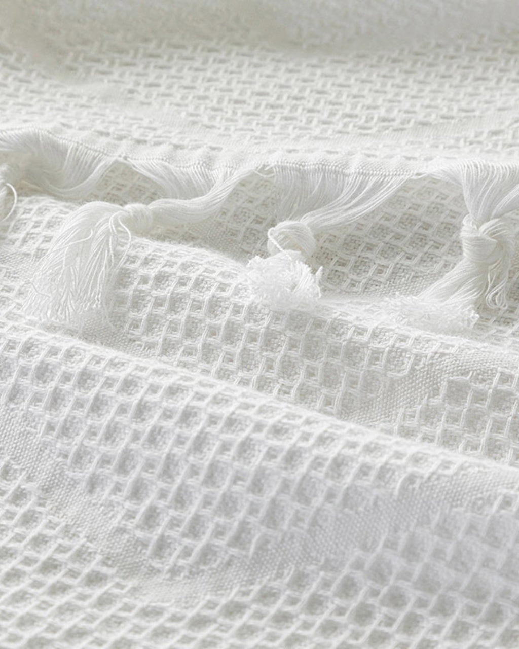 Camilla Cotton Jacquard Double Summer Blanket (view 5)