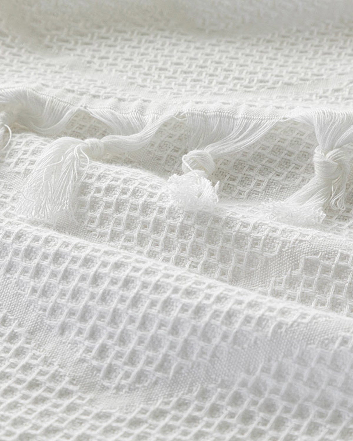 Camilla Cotton Jacquard Double Summer Blanket (view 5)
