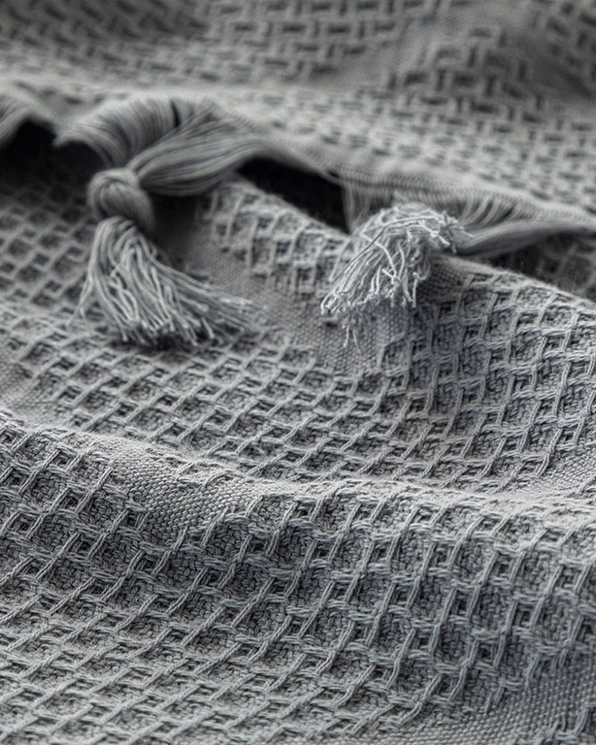 Camilla Cotton Jacquard Double Summer Blanket (view 8)