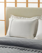 Camilla Cotton Jacquard Double Summer Blanket (view 10)