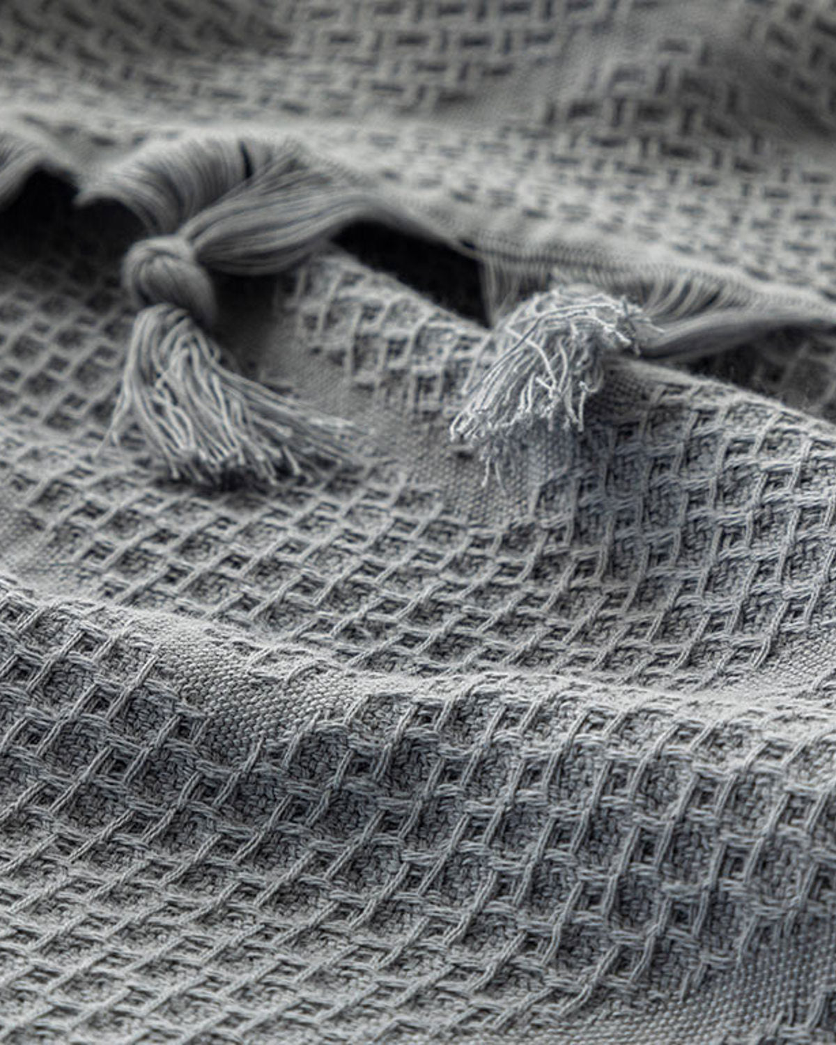 Camilla Cotton Jacquard Double Summer Blanket (view 11)