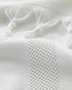 Leona Cotton Jacquard Summer Blanket (view 9)