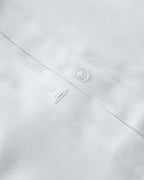 Laurel Cotton Satin Embroidered Double Duvet Cover Set 200x220 cm White (view 5)
