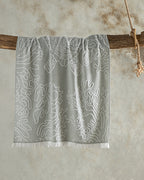 Turtle Cotton Polyester Single Surface Beach Towel 75x150 cm Dark Green