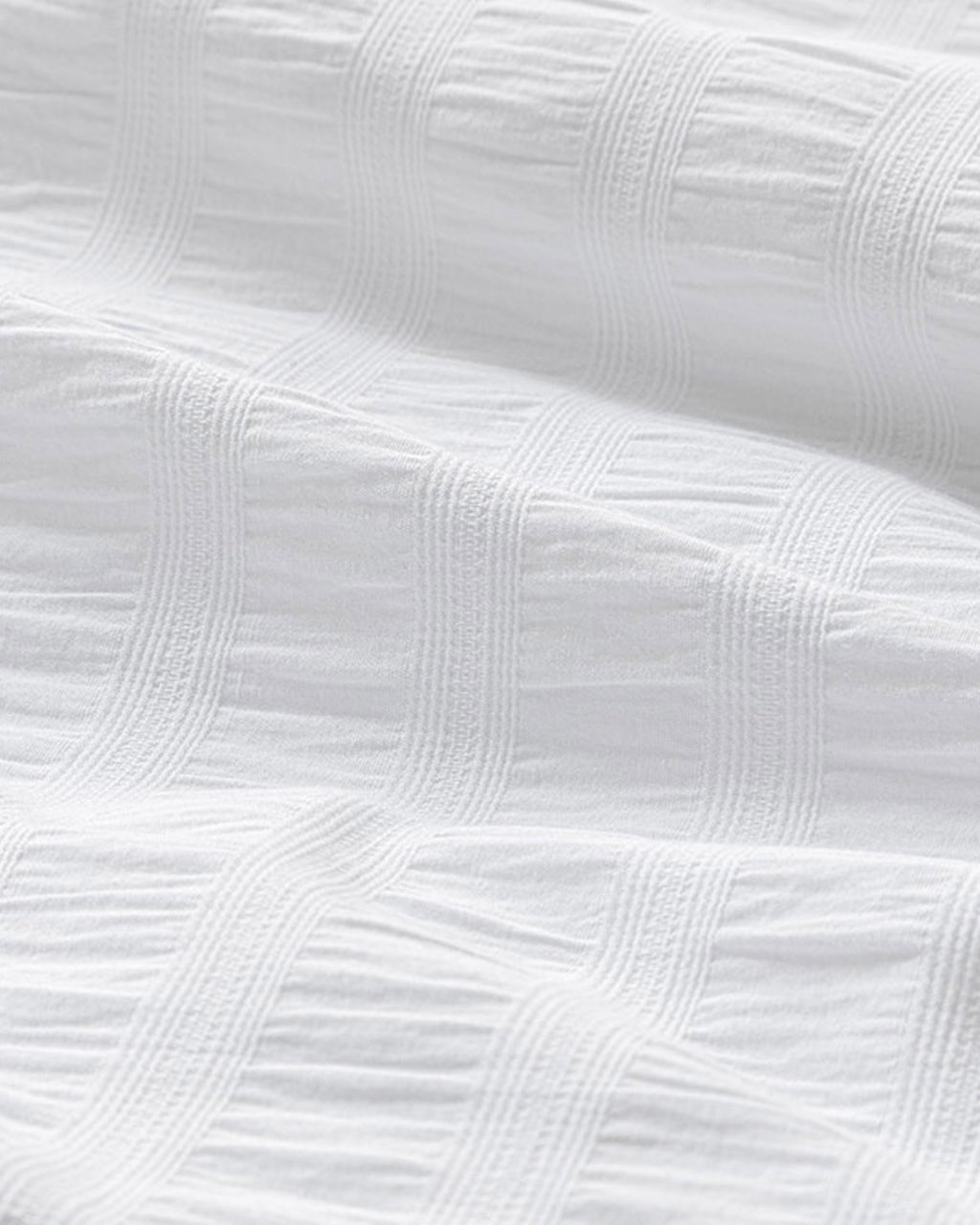 Lidya Cotton Embossing Double Duvet Cover Set 200x220 cm White (view 4)