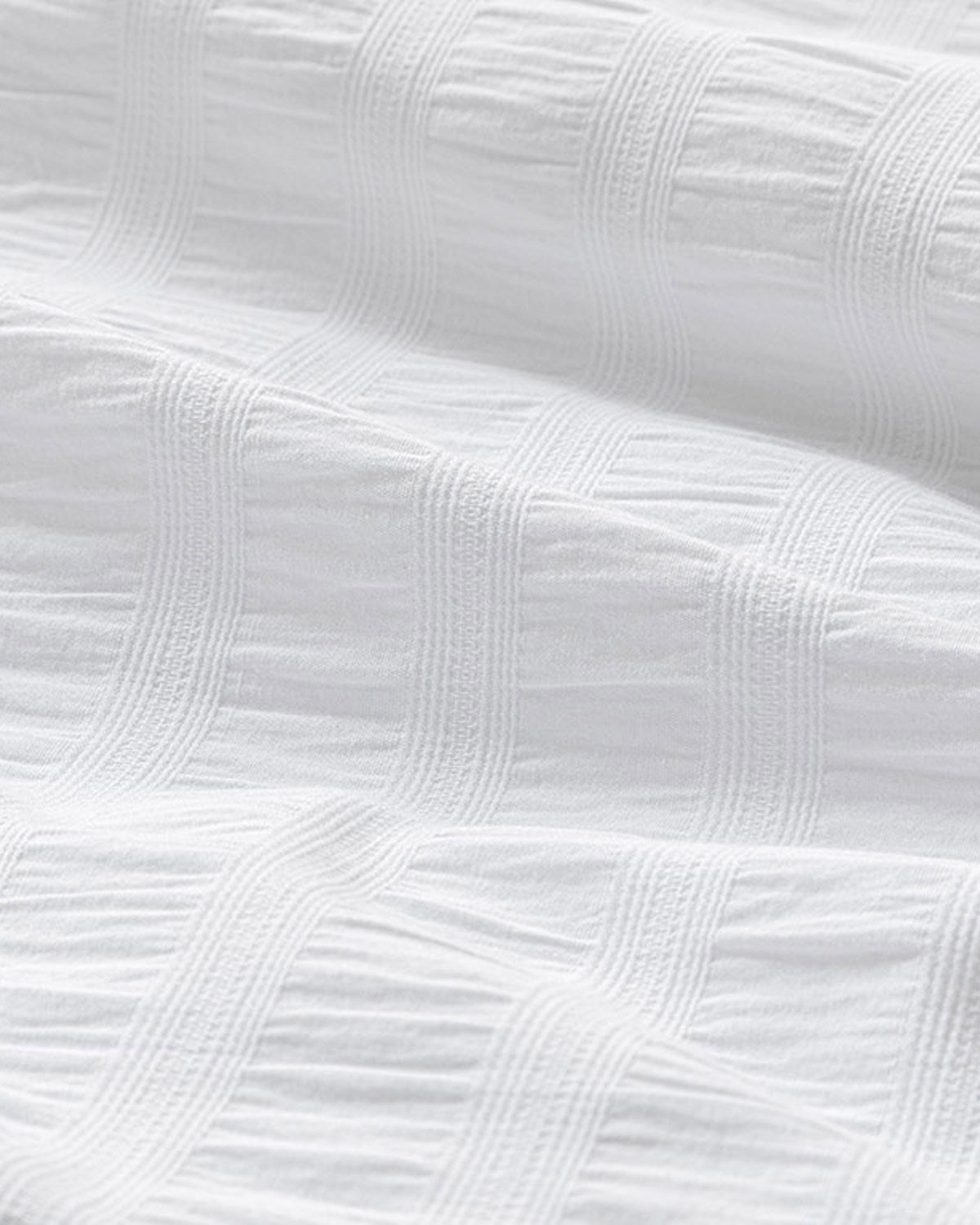 Lidya Cotton Embossing Double Duvet Cover Set 200x220 cm White (view 4)