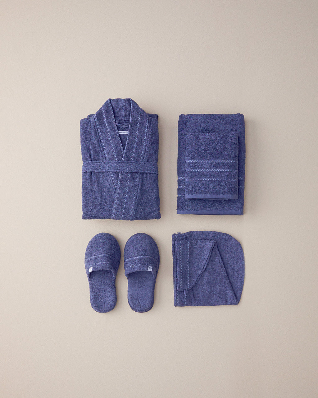 Soft Cotton Bathrobe - White - S-M (view 2)