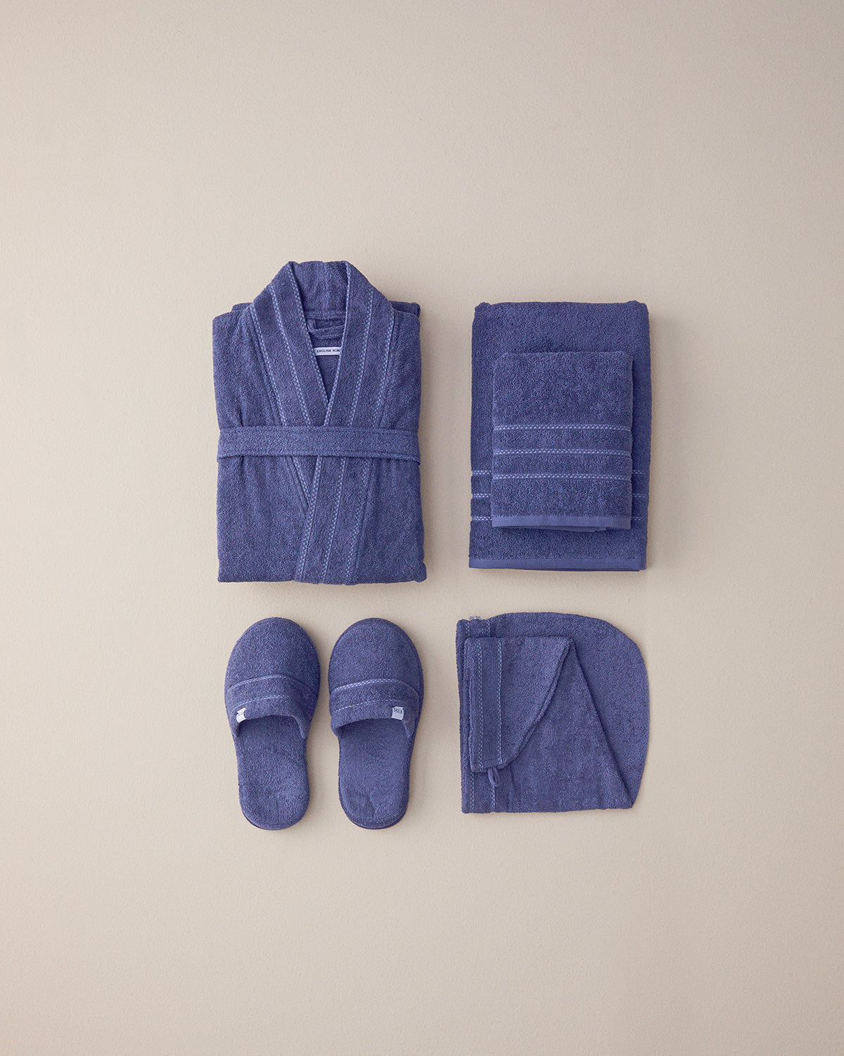 Soft Cotton Bathrobe - White - S-M (view 2)