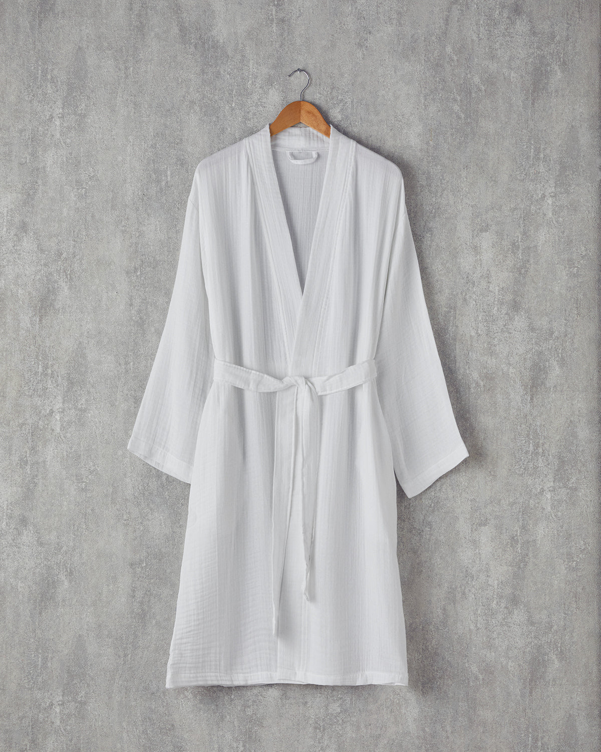Barbara Cotton Muslin Bathrobe (view 7)
