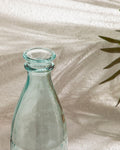 Recycled Bottle Glass Vase 9x9x48 cm Green