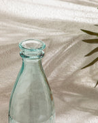 Recycled Bottle Glass Vase 9x9x48 cm Green