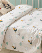 Kuzu Cotton Baby Summer Blanket 100x150 cm Beige (view 2)