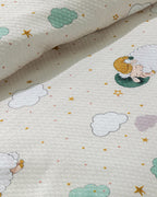 Kuzu Cotton Baby Summer Blanket 100x150 cm Beige (view 3)
