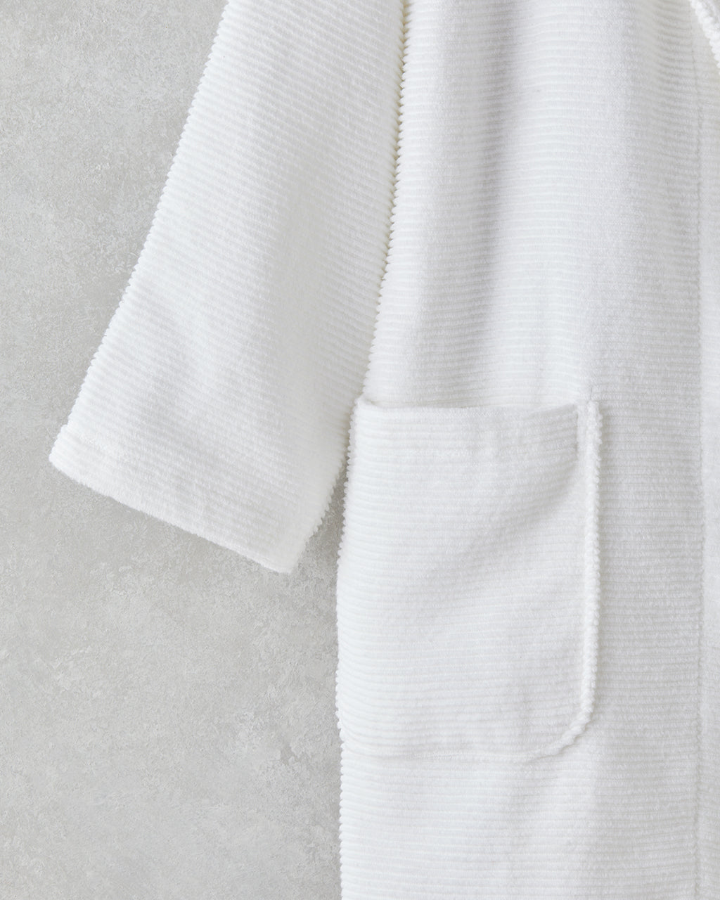 Rosita Microcotton Bathrobe S-M White (view 3)