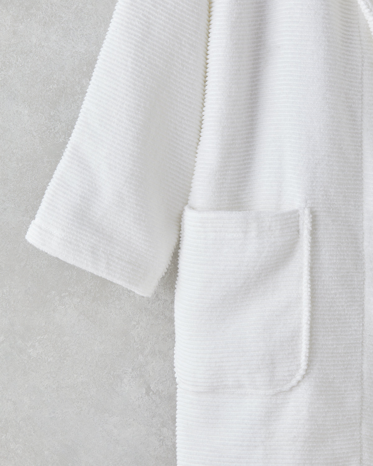 Rosita Microcotton Bathrobe S-M White (view 3)