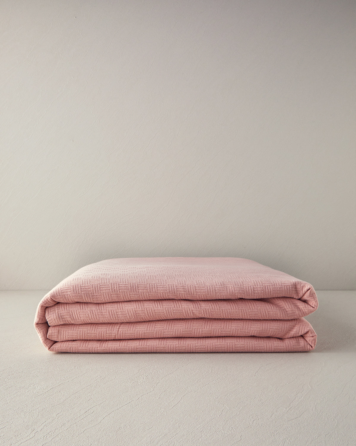 Plain Cotton Summer Blanket - Green - King 240x220 cm (view 3)