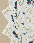 Festive Tree Paper 20 pcs Napkin 33x33 cm White (view 2)