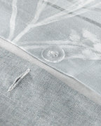 Flower Heaven Soft Cotton with Digital Print Duvet Cover Set Gray (view 4)