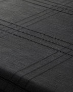 Navy Cotton Polyester Ajour Fabric Table Cloth 150x200 cm Black (view 2)