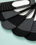 Bellamy Cotton Men’s 5 pcs No Show Socks 40-44 Anthracite - Black (view 2)