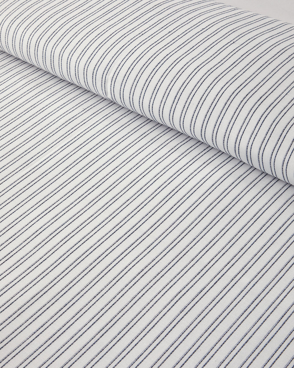 Stitch Line Yarn Dyed Duvet Cover Set Navy Blue (view 9)