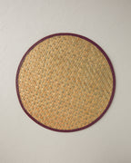 Tesserae Wicker Table Mat 38 cm Beige