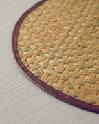 Tesserae Wicker Table Mat 38 cm Beige (view 2)