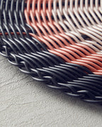 Wrapped Plastic Table Mat 38 cm Black (view 2)
