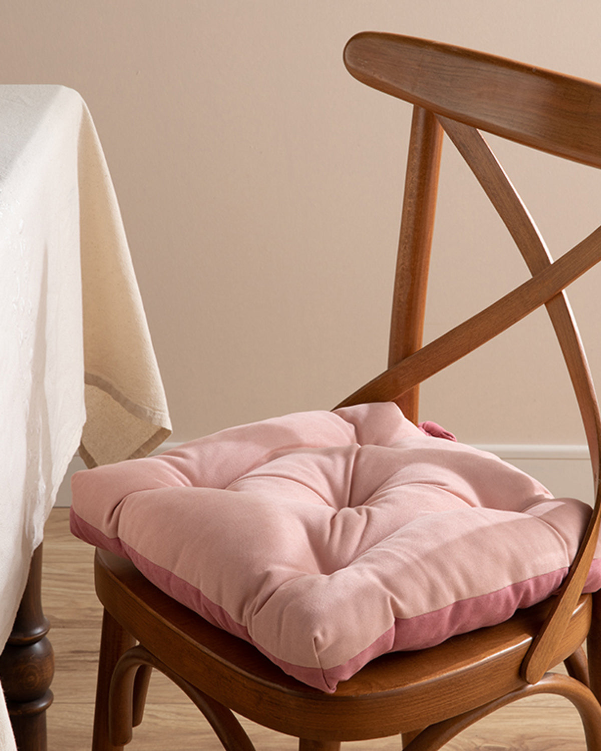 With Lace Chair Cushion 40x40 cm (view 3)