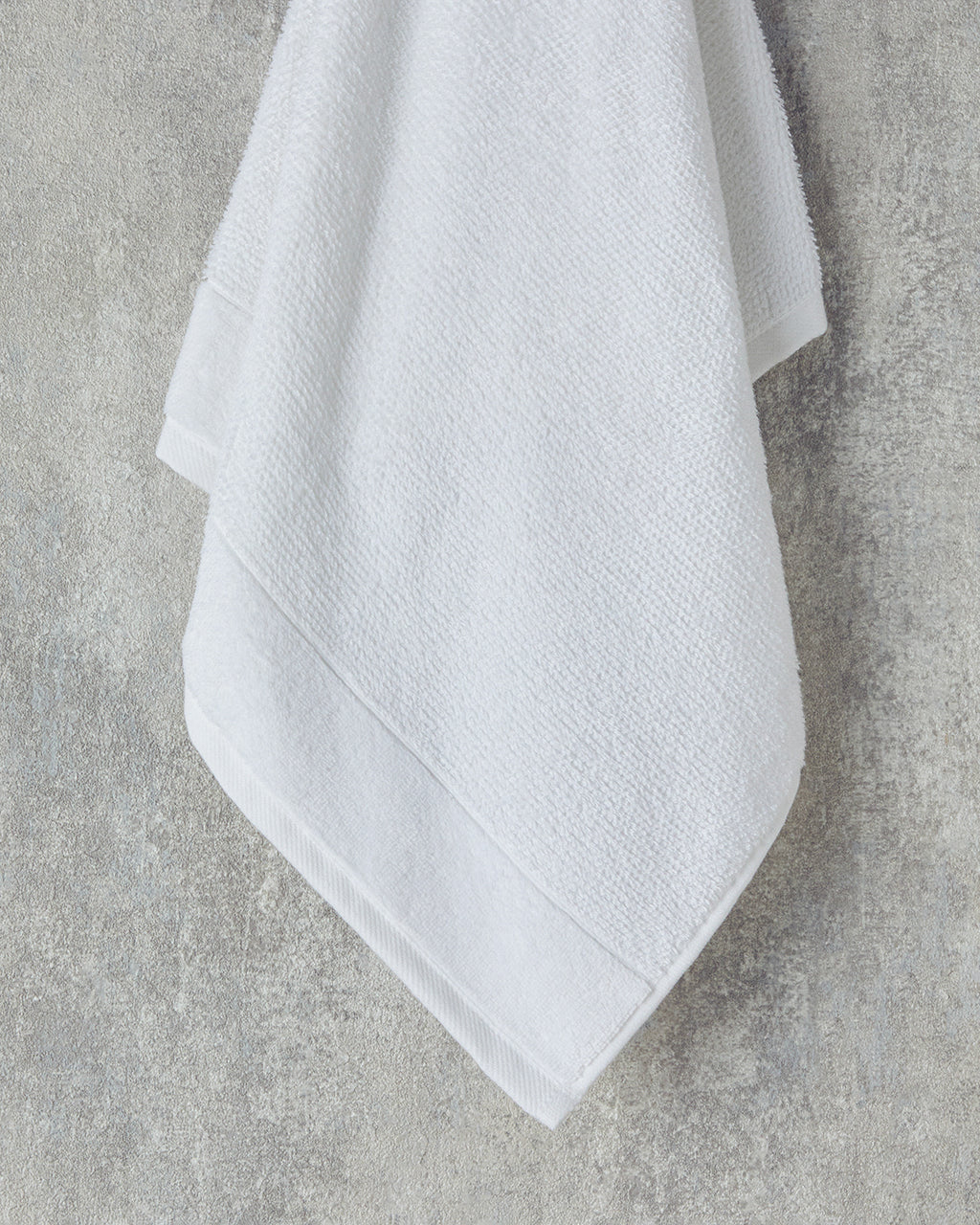 Melinda Bamboo Face Towel 50x90 cm White (view 2)