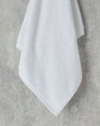 Melinda Bamboo Face Towel 50x90 cm White (view 2)