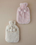 Fluffy Hot Water Bottle 33x19 cm Ecru (view 4)