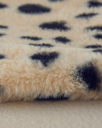 Spotty Hot Water Bottle Cream Black (view 3)