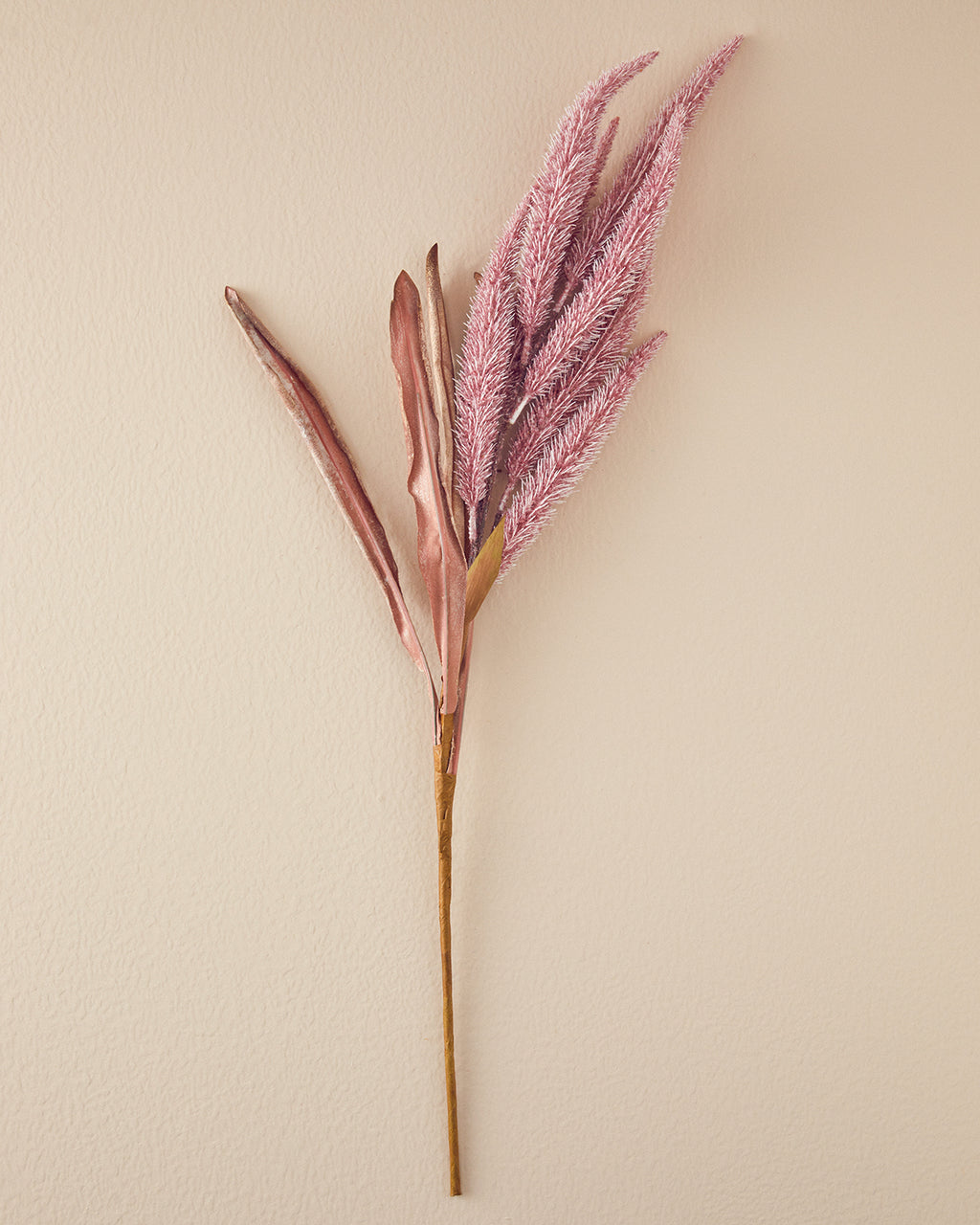 Reed Branch Plastic Single Branch Artificial Flower 87 cm Pink