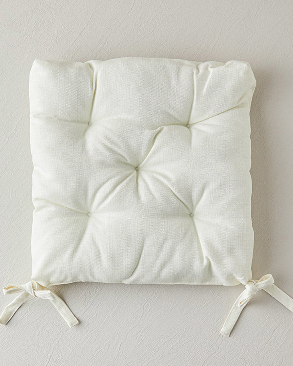 Enric Polyester 4 pcs Set Chair Cushion 40x40 cm Ecru