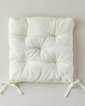 Enric Polyester 4 pcs Set Chair Cushion 40x40 cm Ecru