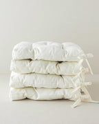 Enric Polyester 4 pcs Set Chair Cushion 40x40 cm Ecru (view 3)
