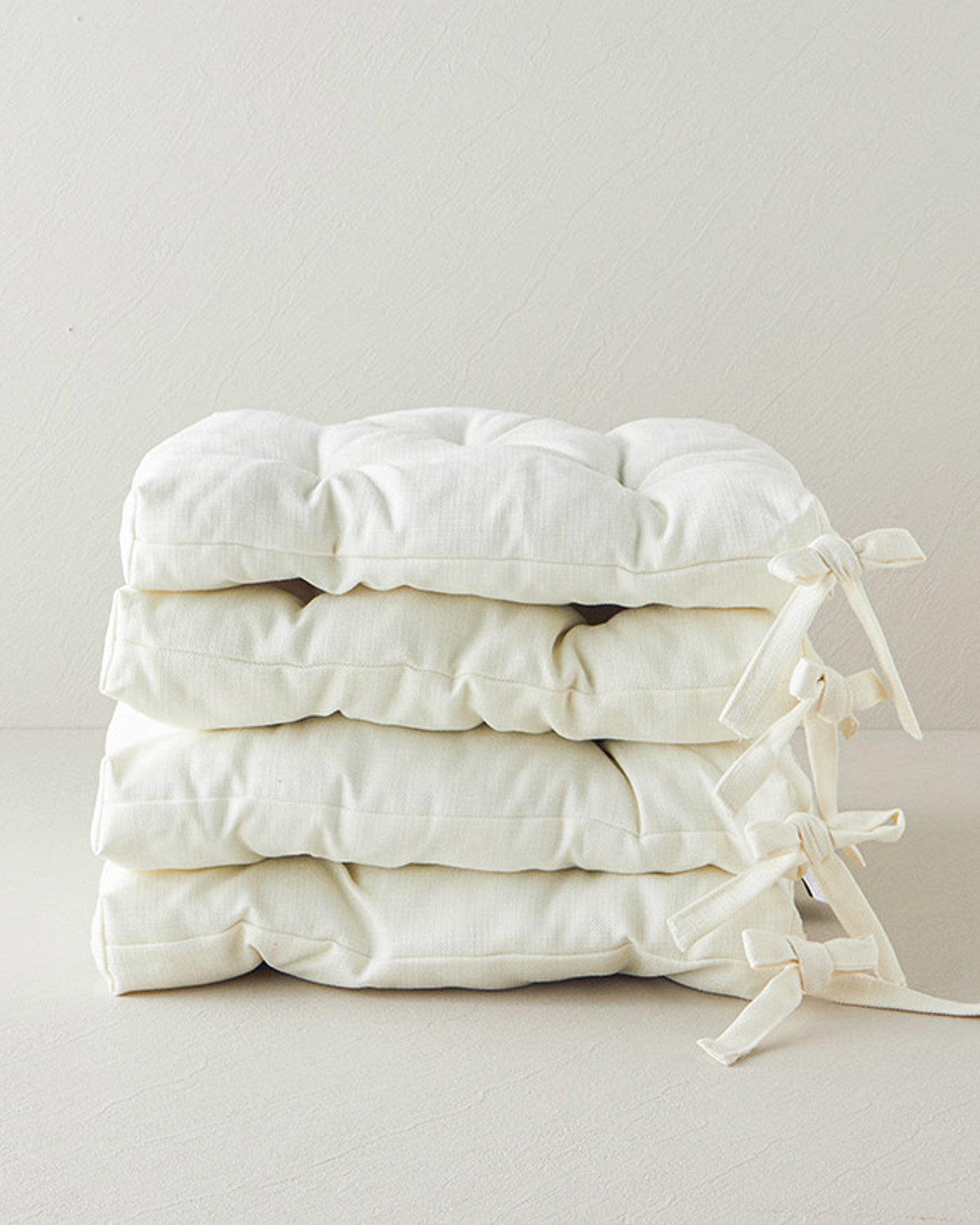 Enric Polyester 4 pcs Set Chair Cushion 40x40 cm Ecru (view 3)