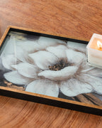 Flower Chic Decorative Tray 30x42 cm Gold (view 2)