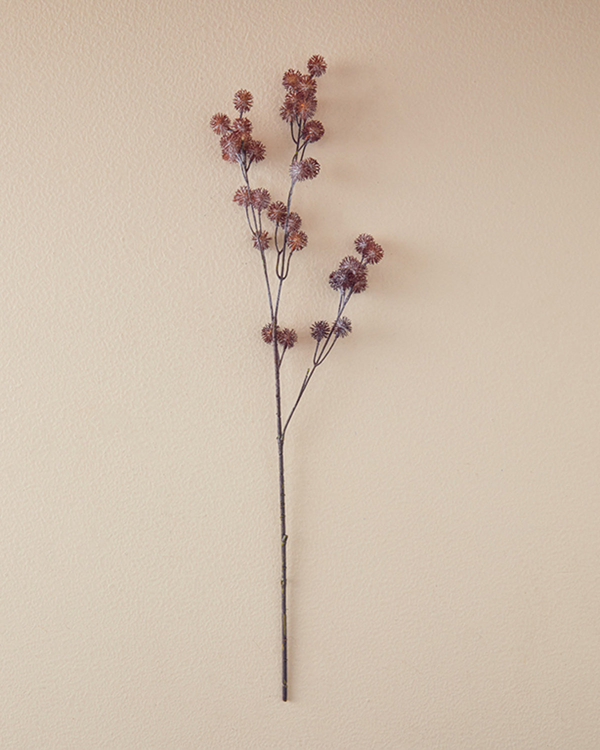 Single Branch Artificial Flower 72 cm Brown