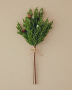 Savin Spray Single Branch Artificial Flower 41 cm Green